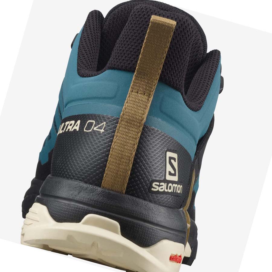 Salomon X ULTRA 4 Erkek Yürüyüş Ayakkabısı Aqua | TR 3557LIS